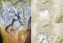 ‘Cave of forgotten dreams’ may hold earliest painting of volcanic eruption