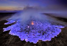 Blue Lava “Ijen volcano”