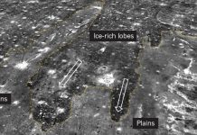 Giant tsunamis washed over ancient Mars