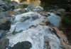 Methane-producing microbes in California rocks