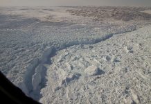 Huge ancient river basin explains location of the world’s fastest flowing glacier