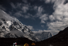Opposing mountain ranges