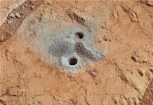 Veins on Mars were formed by evaporating ancient lakes