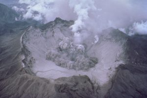 Volcanic eruption masked-GeologyPage