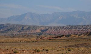 The Hangay Mountains of central Mongolia today serve as a large topographic barrier blocking moisture from reaching the Gobi Desert and interior Asia. Stanford doctoral candidate Jeremy Kesner Caves examined the uplift of the Hangay in the early Neogene, which may have helped to initiate aridification of interior Asia. Credit: Jeremy Caves 