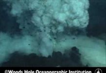 Erupting Underwater Volcano
