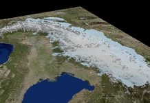Thawing ice makes the Alps grow