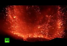 Mount Etna spews lava & ash “2013”
