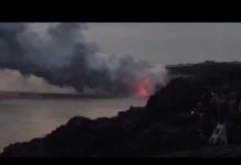 Hawaii Island’s Kamokuna Lava Delta Collapses into the Ocean