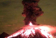 Fiery eruption of Mexican’s Colima volcano