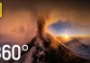 360° Kamchatka Volcano Eruption