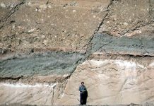 Faulted Sedimentary Rock Layers, Guatemala