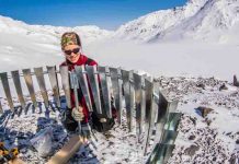 Mountain glaciers recharge vital aquifers