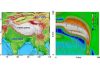 Strength of tectonic plates may explain shape of the Tibetan Plateau