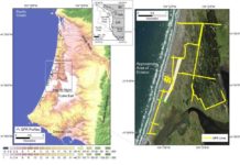 Geologists determine the breadth and depth of erosion from an ancient tsunami in Northern California