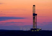 Location of wastewater disposal drives induced seismicity at US oil sites Rig "An oil platform"