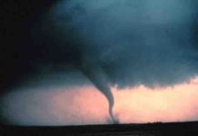 Scientists use seismic waves to measure tornado intensity Tornado with dust and debris cloud forming at surface.