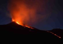 GeoSEA array records sliding of Mount Etna’s southeastern flank Mount Etna in Italy