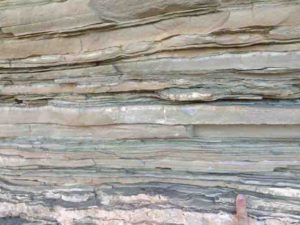Sedimentary rock layers 
