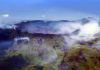 Future volcanic eruptions could cause more climate disruption An aerial view of Mount Tambora's caldera