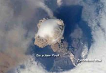 High-latitude volcanic eruptions have global impact Photo of early stages of the eruption of the Sarychev on June 12, 2009