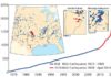 Research shows North Texas earthquakes occurring on ‘dead’ faults The post-2008 seismicity has occurred both in areas that were seismically active before 2008 (for example, the Mississippi embayment) and in regions with no pre-2008 historical or instrumental seismicity (for example, FWB).
