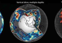 Why did the Earth’s ancient oceans disappear? The maps are showing different viewing options for the region under Southeast Asia.