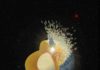 Collisions after moon formation remodeled early Earth large collision on the early Earth