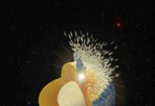 Collisions after moon formation remodeled early Earth large collision on the early Earth