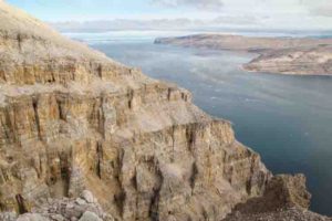 The Angmaat Formation above Tremblay Sound on the Baffin Island coast