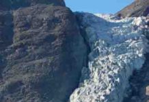Heat loss from the Earth triggers ice sheet slide towards the sea Several glaciers flow into the area of Young Sound where researchers have shown that heat from the Earth's interior warms up the bottom water of the fjord.