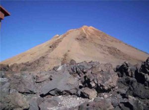 The summit of the Teida volcano.