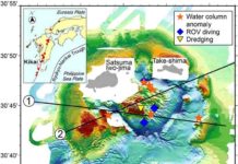 Giant lava dome confirmed in Japan’s Kikai Caldera Underwater terrain revealed by the survey and points surveyed.