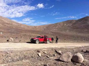 This is the sampling site Lomas Bayas in the core region of the Atacama.