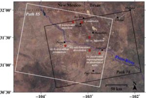 A new study by an SMU geophysical team found alarming rates of ground movement at various locations across a 4000-square-mile area of four Texas counties.