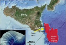 Scientists find new evidences of the megaflood that ended the Messinian Salinity Crisis in the eastern Mediterranean Localization and geometry of the "Unit 2" corresponding to the sediment body originated by the Zanclean mega flood.