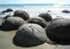 Cracking open the formation of fossil concretions Gigantic concretions formed in mudstone on New Zealand's Moeraki coast; about 50 million years old. The present research shows that even concretions of this size formed very rapidly, within several decades.