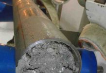 Masses of methane from mud volcanoes Sediment core with gas hydrate