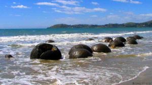 Tảng đá Moeraki, New Zealand