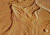 Mars valleys traced back to precipitation The central portion of Osuga Valles, which has a total length of 164 km.