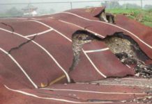 Earthquakes can systematically trigger other ones on opposite side of Earth Earthquake mangled track