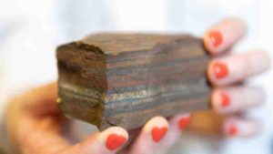 Ancient tiger eye BIF (banded iron formation)