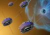 Scientists Help Provide First-Ever Views of Elusive Energy Explosion Artist depiction of the MMS spacecraft that provided the first view of magnetic reconnection. Credit: NASA/GSFC