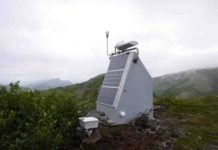 Alaska earthquakes offer new insight into improving hazard assessment Transportable Array station P19K is one of the closest stations to the Iniskin earthquake origin. Solar panels power the station, and the seismometer is buried in a specially drilled borehole to insulate it from surface noise. Photo taken in 2017 during a service site visit by Incorporated Research Institutions for Seismology (IRIS). IRIS manages the Transportable Array station installation and maintenance. Credit: Doug Bloomquist, IRIS