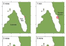 Deadly Indonesian tsunami was unleashed by landslide in Palu Bay, study suggests Map of landslide