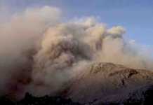 The Santiaguito volcano: The Santiaguito dome complex in Guatemala regularly spews out plumes of gas and volcanic ash.