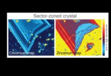‘Amazing snapshots’ plumb volcanic depths An example of sector zoning