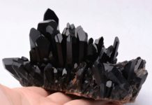 What is Black Quartz? Black Quartz Cluster