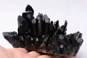 Black Quartz Cluster