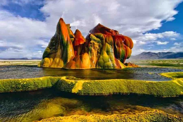 Fly Geyser, Nevada, USA